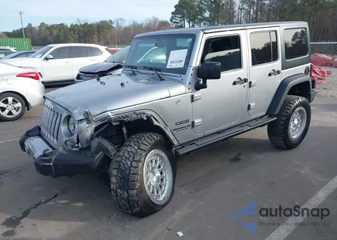 2016 Jeep Wrangler Unlimited Sport from USA, damaged, VIN 1C4BJWDGXGL326428